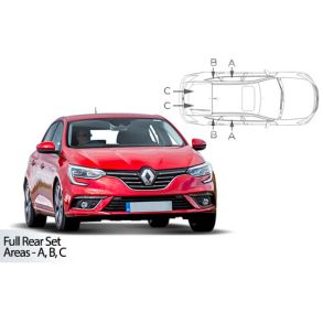 Solgardiner UV - Car Shades - Renault Megane 5 drs rg. 2016->