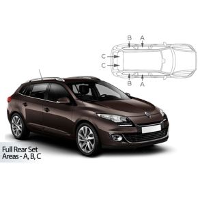 Solgardiner UV - Car Shades - Renault Megane Stationcar 2008-2016