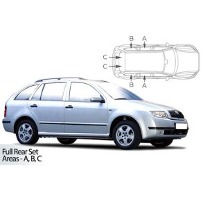 Solgardiner UV - Car Shades - Skoda Fabia Stationcar 2001-2006