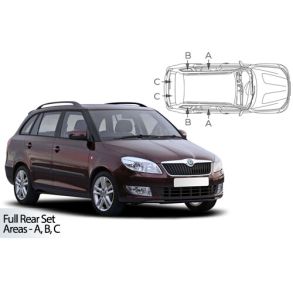 Solgardiner UV - Car Shades - Skoda Fabia Stationcar 2007-2014