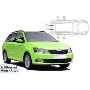 Solgardiner UV - Car Shades - Skoda Fabia Stationcar 2014-2021