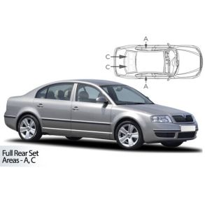 Solgardiner UV - Car Shades - Skoda Superb 4-Drs 2002-2008