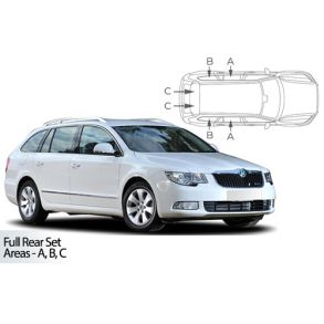 Solgardiner UV - Car Shades - Skoda Superb Stationcar 2009-2015