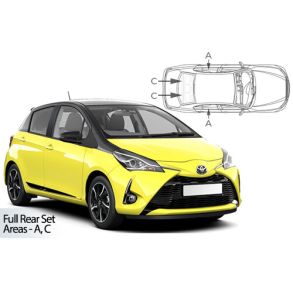 Solgardiner UV - Car Shades - Toyota Yaris 5-Drs 2011-2017