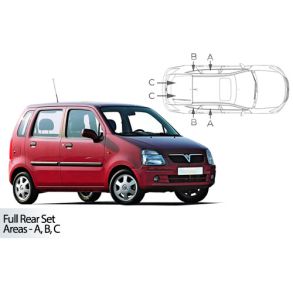 Solgardiner UV - Car Shades - Opel Agila 5-Drs rg. 1998-2007