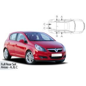 Solgardiner UV - Car Shades - Opel Corsa 5-Drs rg. 2006-2018