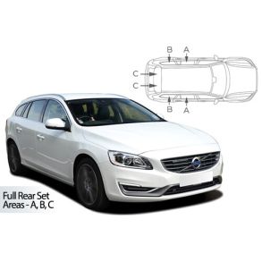 Solgardiner UV - Car Shades - Volvo V60 Stationcar 2010-2018