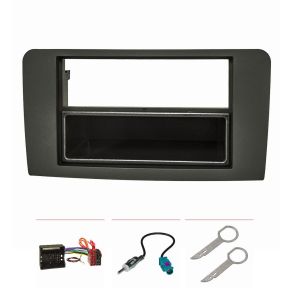 Radioramme 1DIN - Mercedes ML-Klasse W164 / G-Klasse W461 rg. 2005-2012 - Sort