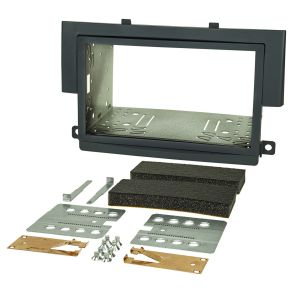 Radioramme 2DIN - Mitsubishi Colt z30 / z30g 2004-2009 - Sort