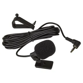 Mikrofon Til bil Med 3,5 mm Stik - Alpine/Clarion/JVC/Kenwood/Pioneer/Sony - Kabel 3 meter