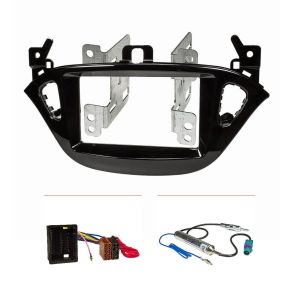 Radioramme 2DIN - Opel Corsa E / Adam rg. 2013-> - Blank Sort