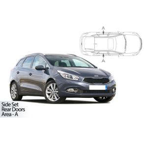 Solgardiner UV - Car Shades - Kia Cee'd Stationcar rg. 2018-> (Kun til sideruder)