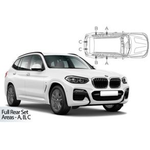 Solgardiner UV - Car Shades - BMW X3 (G01) & iX3 (G08) 5-Drs rg. 2018->