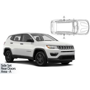 Solgardiner UV - Car Shades - Jeep Compass 5-Drs rg. 2018-> (Kun til sideruder)