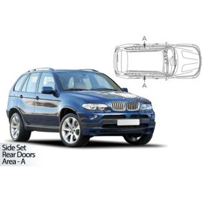 Solgardiner UV - Car Shades - BMW X5 (E53) 5-Drs rg. 1999-2006 (Kun til sideruder)
