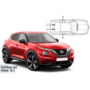 Solgardiner UV - Car Shades - Nissan Juke 5-Drs rg. 2019->