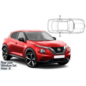 Solgardiner UV - Car Shades - Nissan Juke 5-Drs rg. 2019-> (Kun til sideruder)