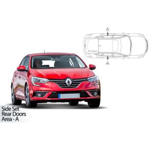 Solgardiner UV - Car Shades - Renault Megane 5-Drs rg. 2016-> (Kun til sideruder)