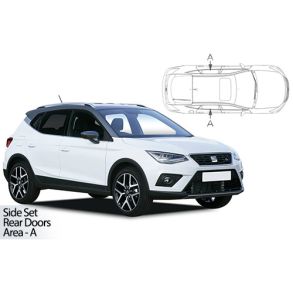 Solgardiner UV - Car Shades - Seat Arona 5-Drs rg. 2017-> (Kun til sideruder)
