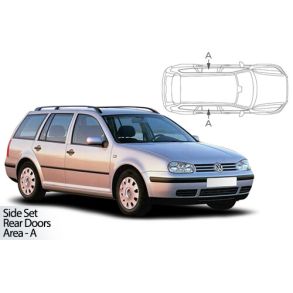 Solgardiner UV - Car Shades - Volkswagen Golf (MK4) Estate rg. 1997-2004 (Kun til sideruder)
