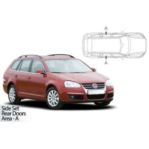 Solgardiner UV - Car Shades - Volkswagen Golf (MK 5) Estate rg. 2003-2008 (Kun til sideruder)