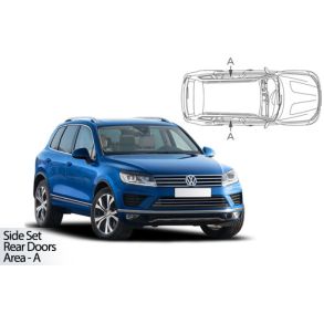 Solgardiner UV - Car Shades - VW Touareg 5-Drs rg. 2010-2018 (Kun til sideruder)
