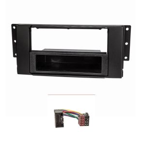 Radioramme 1DIN - Landrover Freelander/Discovery 3 / Range Rover Sport rg. 2004-> - Sort