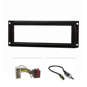 Radioramme 1DIN - Chrysler Neon / Jeep Cherokee rg. 1999-> - Sort