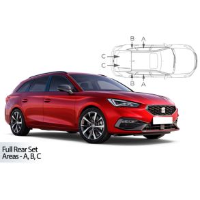 Solgardiner UV - Car Shades - Seat Leon Estate rg. 2020->