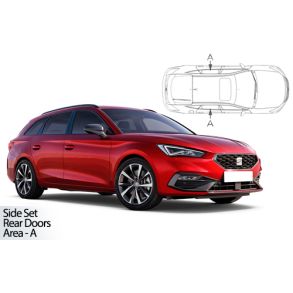 Solgardiner UV - Car Shades - Seat Leon Estate rg. 2020-> (Kun til sideruder)