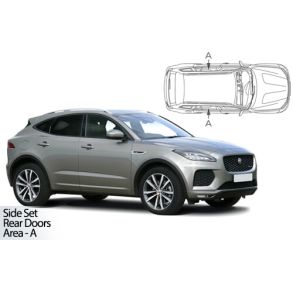 Solgardiner UV - Car Shades - Jaguar E-Pace 5-Drs rg. 2017-> (Kun til sideruder)