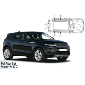 Solgardiner UV - Car Shades - Land Rover Evoque 5-Drs rg. 2018->