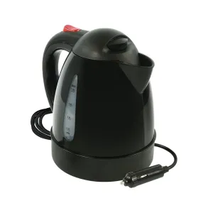 Elkedel Sort 12V / 150W - Kapacitet 1L - CE Godkendt