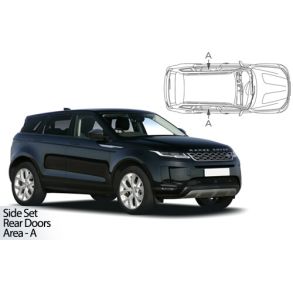 Solgardiner UV - Car Shades - Land Rover Evoque 5-Drs rg. 2018-> (Kun til sideruder)