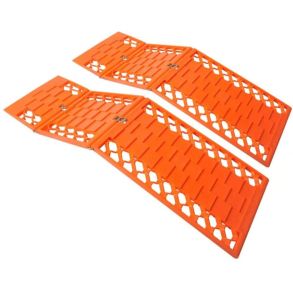 Frikrselsplader Foldbar Orange - ProPlus Kvalitet Plast - 2 stk
