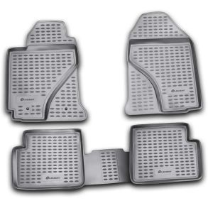 Gummimtte st med kant - TOYOTA Corolla 06/2002-2007 4 stk.