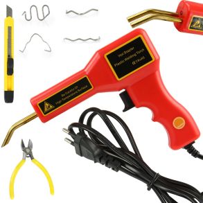 Plastik svejsepistol Kit Med 200 Clips - 220V / 50W - Inkl. tilbehr