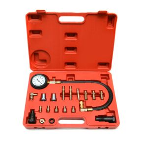 Kompressionstester Kit Til Dieselmotorer - 0-70 bar/ 0-1000 PSI - 20 dele