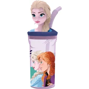 Drikkedunk med sugerr - Disney Frozen - 360 ml