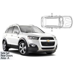 Solgardiner UV - Car Shades - Chevrolet Captiva 5-Drs rg. 2011-2016 (Kun til sideruder)