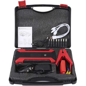 Jumpstarter JX27 Kit 220V - High Power 89800mAh Peak - 4X USB & 3X LED lys