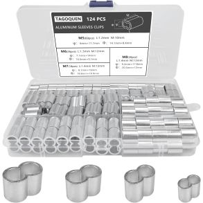 Wirelse sortiment - 4 strrelser M5/M6/M7/M8 - Antal 124 stk.