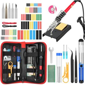 Loddekolbe kit 220V / 60W - 200-450 C - 5 Stk. Loddespidser