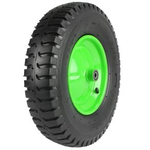 Reservehjul Til Skkevogn & Trillebr - Luftgummihjul 4.00-8 - Akselhul 12 mm (1 stk)