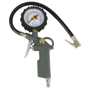 Dktrykspistol M. digital manometer Til trykluft - 1/4'' tilslutning - 0-16 bar / 0-230 PSI