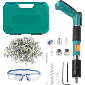 Nittepistol manuel - Enhndsbetjening & Ekstrem kraftig smpistol - Inkl. 110 stk. sm & tilbehr