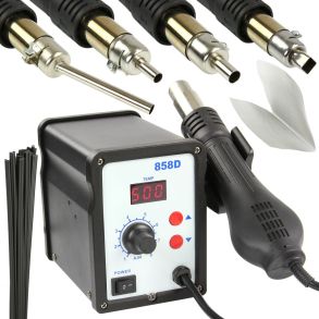 Loddestation 230V / 700W - Justerbar temperaturstyring (100C-500C) - Kompakt design