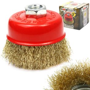 Stlkopbrste - Kobberbelagt stltrd -  78 mm.