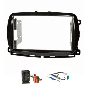 Radioramme 2DIN - Fiat 500 rg. 2015-> - Blank Sort