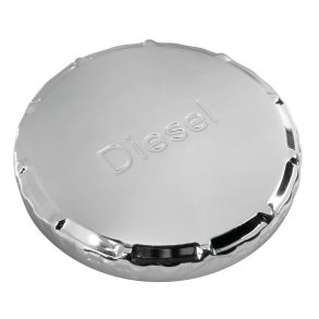 Diesel Tankdksel Med Bajonetfatning - Krom metal - Dia. 80 mm
